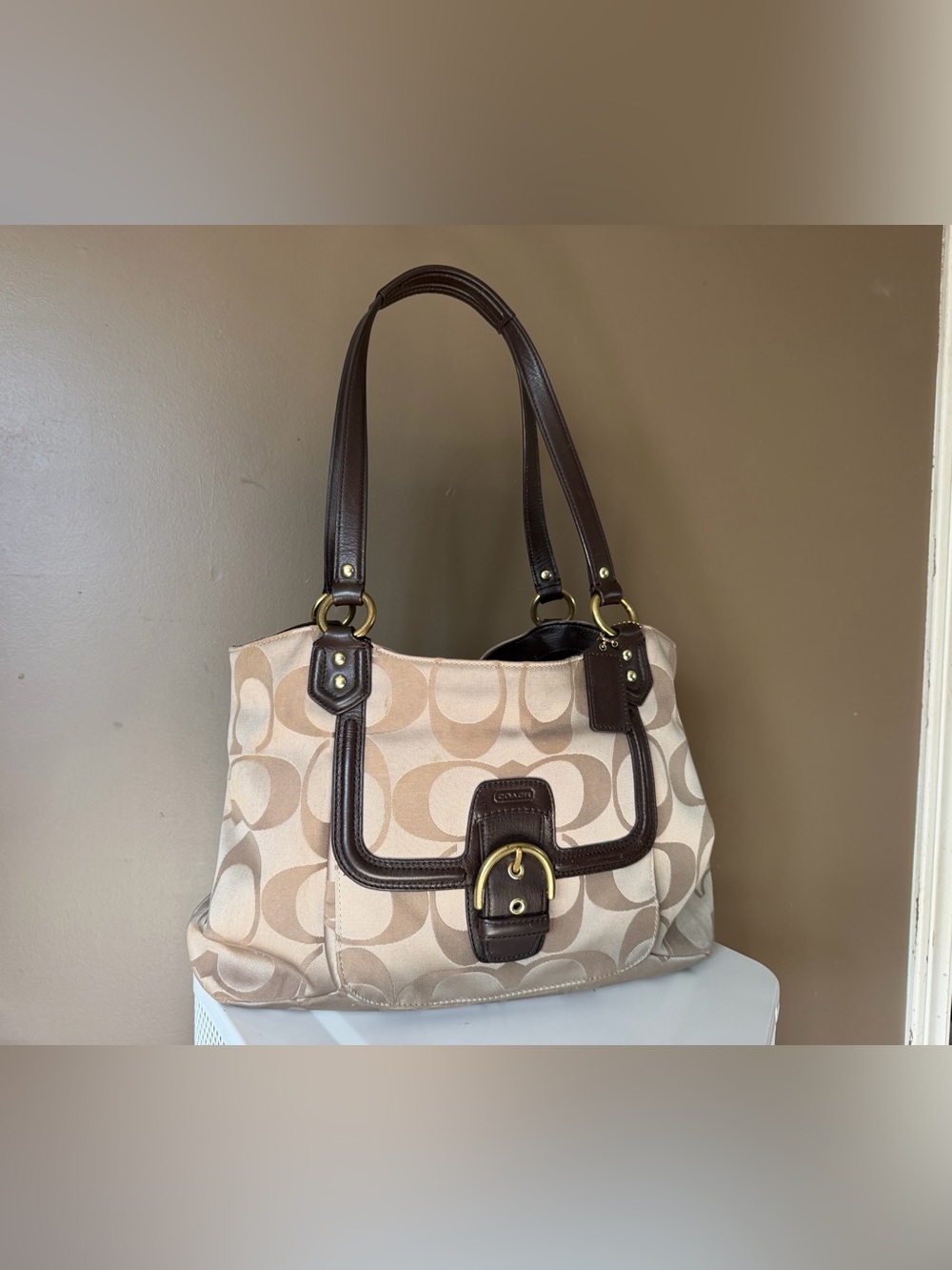 Vintage Y2K COACH Shoulder Tote Bag
